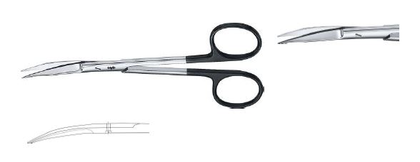 ГОЛДМЕН-ФОКС СУПЕРГОСТРІ НОЖИЦІ ВИГНУТІ 130MM